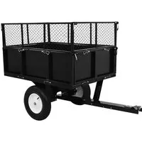 VDXL Kiepwagen voor Zitmaaiers 300 kg - Handwagen für Zitmaaiers, robust und mit einer Tragfähigkeit von 300 kg für effizientes Arbeiten im Garten.