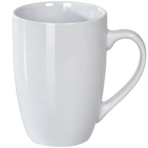 KONZEPT 2er-Set Kaffeebecher 500ml aus hochwertigem Porzellan – große Kaffeetassen, ideal für Kaffee, Tee und Kakao, Tassen perfekt zum Bemalen