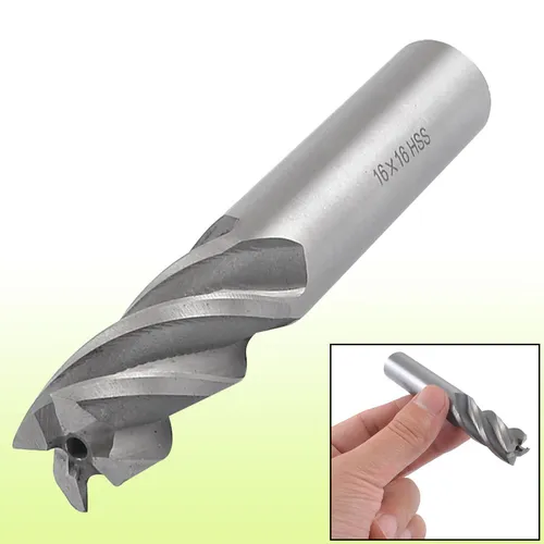 16mm x 16mm 4 Flöte hochtempo Metall HSS Schaftfräser Langlochfräser Fräser