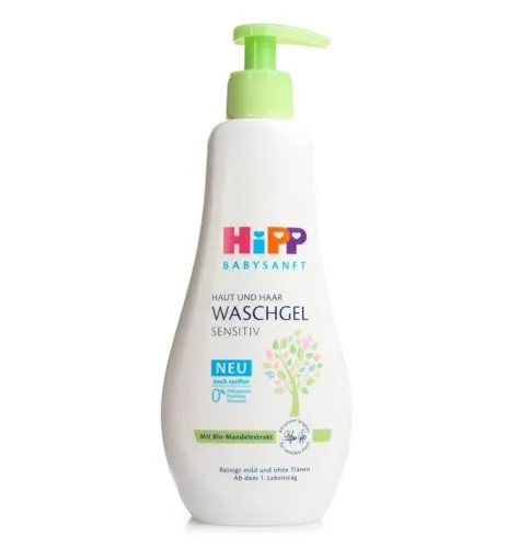 HiPP Babysanft Haut und Haar Waschgel, 400ml
