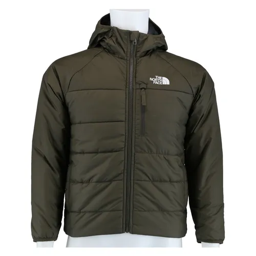 The North Face Winterjacke Junior Reversible Perrito dunkelgrün - Funktionsjacke, wendbar für vielseitige Looks und mit synthetischer Isolierung für Wärme bei nassem Wetter.