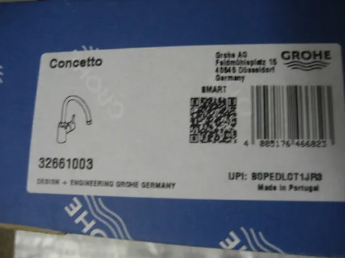 GROHE Küchenarmatur Concetto 32661003 - Hochdruck, chrom, 150° schwenkbar - Armaturen - Elegante 35,4 cm hohe Einhebelmischer mit langlebiger GROHE Long-Life Oberfläche und 150° schwenkbarem Auslauf für flexible Nutzung in der Küche.