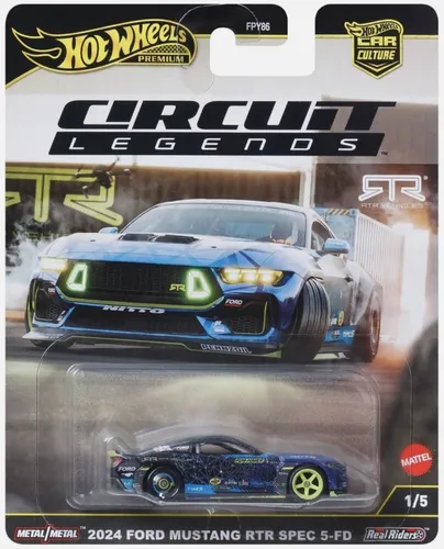 Ford Mustang RTR SPEC 5-FD - Circuit Legends Hot Wheels Premium 1:64 2024