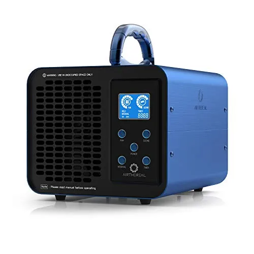 Airthereal MA10K-PRODIGI Ozon-Gerät zur Geruchsbeseitigung - Leistungsstarker O3-Ozongenerator für große Räume und Fahrzeuge, ideal zur effektiven Geruchsentfernung von Rauch und Haustieren. Mit benutzerfreundlichem Timer und robustem Edelstahlgehäuse.
