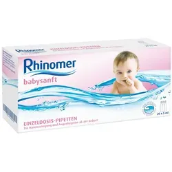 Rhinomer babysanft Meerwasser 5ml EINZELDOSIS-PIPETTEN 20X5 ml Einzeldosispipetten