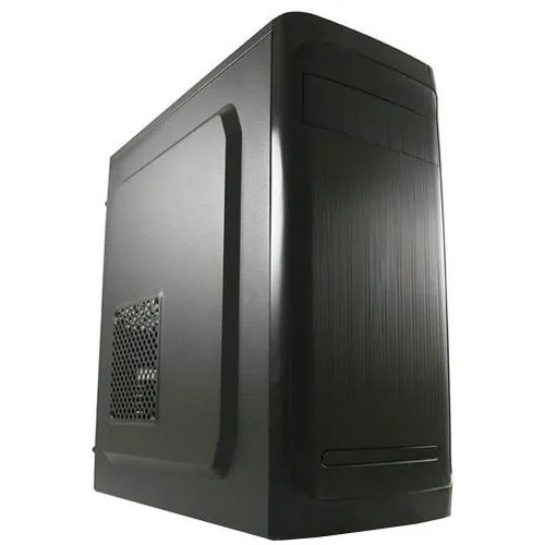 LC-Power 7034B Midi-Tower - PC-Gehäuse in schwarz gebürsteter Aluminiumoptik mit 1x USB 3.0 und 2x USB 2.0 Ports, ideal für leistungsstarke Gaming-Systeme und vielseitige Konfigurationen.