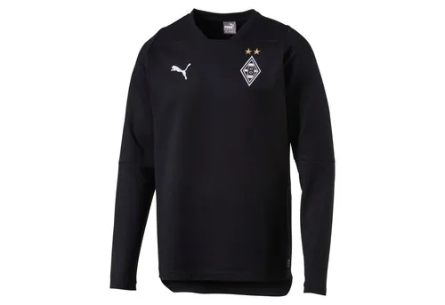 PUMA Fleecepullover Borussia Mönchengladbach Herren - Fußball-Fanartikel aus 81% Baumwolle, bequem und stylisch für echte Fans von Borussia Mönchengladbach. Ideal für kalte Tage im Stadion oder Freizeit!