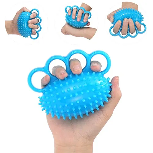 Handübungsball für Griffstärkung und Flexibilität – Stressball für Erwachsene - Vielseitiger Handtrainer zur Verbesserung von Griffstärke und Flexibilität. Ideal für Handübungen und Stressabbau, perfekt für den Einsatz zu Hause oder im Büro.