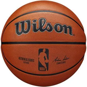 Wilson NBA AUTHENTIC SERIES OUTDOOR Basketball - Größe 7 - Basketball für Outdoor-Spiele, ausgestattet mit NBA-Details und aus strapazierfähigem Material für optimale Langlebigkeit.