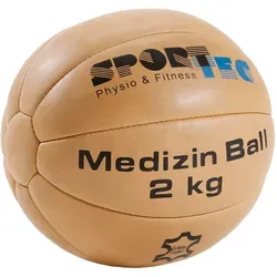 Leder Medizinball, ø 23 cm, 2 kg - Vielseitiger Leder Medizinball, ø 23 cm, 2 kg. Ideal für Schulsport und funktionelles Training. Handgenäht aus robustem Rindsleder mit gepresster Naturkorkfüllung für hohe Langlebigkeit. Perfekt für verschiedene Trainingsanwendungen.