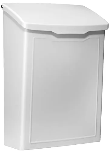 ARCHITECTURAL MAILBOXES 2681W Marina Wall Mount, White, S