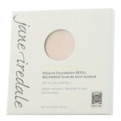 jane iredale PurePressed Base Mineral Foundation LSF 15 Refill - Velvet - Make-up: Bestseller Mineralpuder als Nachfüllung für einen makellosen Teint, kombiniert Grundierung, Puder, Concealer und Sonnenschutz (LSF 15) in einem.