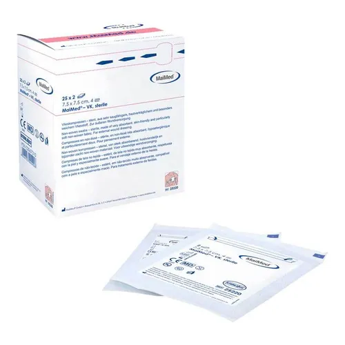 Vlieskompressen 7,5x7,5 cm steril Kompressen Inhalt: 50 St