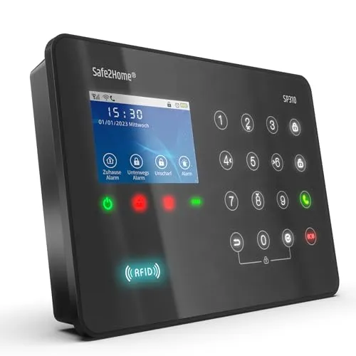 SAFE2HOME SP11-880001B SP310 BASIS Funk Alarmanlagen Zentrale (SP11-880001B)