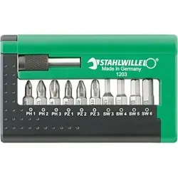 1/4" (6,3mm) Bit-Box 11-teilig