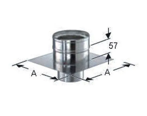 Schornstein Kaminverlängerung Edelstahl DW DN 130 - Aschesauger, ideal für effektive Kaminabgase, sorgt für optimale Abführung und Sicherheit bei der Nutzung von Kaminen.