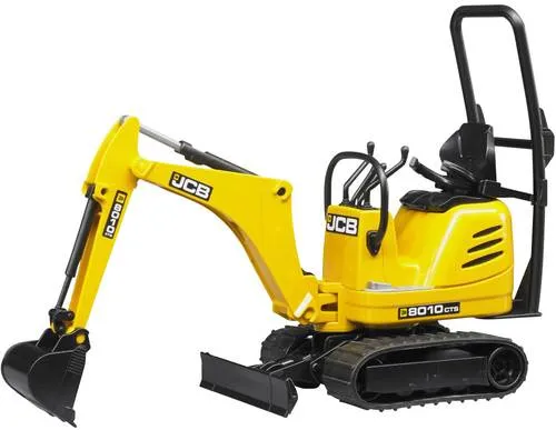 Bruder Baufahrzeug Modell JCB Mikrobagger 8010 CTS Fertigmodell Baufahrzeug Modell