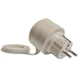 SHELLY WLAN-Steckdose Plug S Gen3, Outdoor, Matter - Steckdosen & Zubehör, wetterfest und ideal für die smarte Steuerung von Geräten im Außenbereich