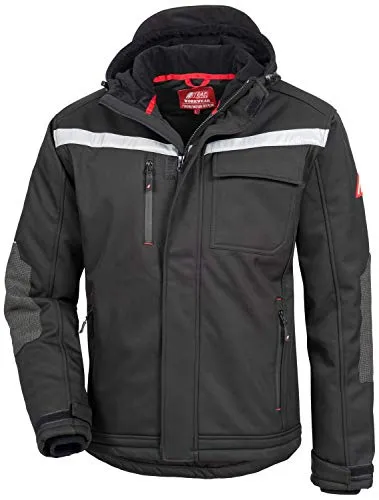 NITRAS Arbeitsjacke Motion Tex Plus, 7180W - Wasserdichte Winter-Softshelljacke - Arbeitskleidung & Uniformen: Atmungsaktive Softshelljacke mit 8000mm Wassersäule, ideal für kalte Temperaturen und optimale Bewegungsfreiheit.