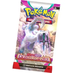 Pokemon Karten Karmesin & Purpur - Entwicklung in Paldea - 1 Booster Sammelkarten