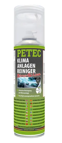 Petec Klimaanlagenreiniger Spray Zirus-Schaum 71350 - Effektiver Klimaanlagenreiniger mit Zirus-Schaum für eine gründliche Reinigung und Pflege Ihrer Klimaanlage. Ideal für den regelmäßigen Einsatz.
