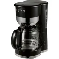 SILVERCREST® Kaffeemaschine Chrom Retro 1973 Schwarz SKMR 1000 A1 - Filter-Kaffeemaschine im stilvollen Chrom-Retro-Design, für bis zu 10 Tassen, mit praktischer Tropf-Stopp-Funktion und automatischer Abschaltung.