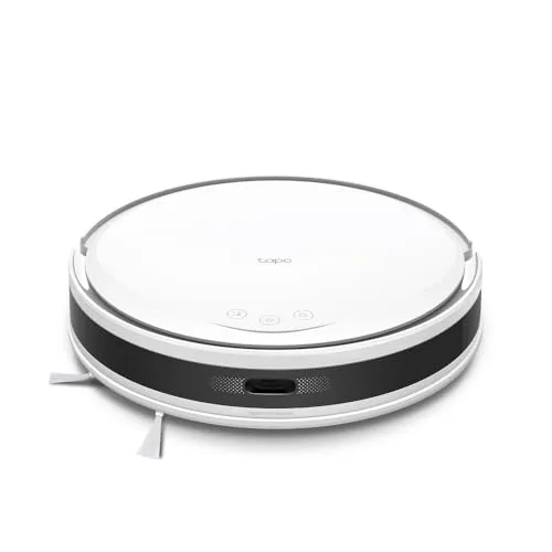 Tapo RV20 Max Saugroboter mit Wischfunktion – 5300Pa Saugkraft, ultra-schlank, kompatibel mit Alexa & Google Assistant - Erleben Sie mühelose Reinigung mit dem Tapo RV20 Max! Der ultrastarke Saugroboter mit 5300Pa Saugkraft und nur 83 mm Höhe erreicht selbst versteckte Bereiche. Intelligente Navigation und Sprachsteuerung für maximalen Komfort.
