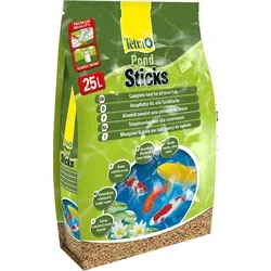 Tetra Pond Sticks 25 L - Hauptfutter für Teichfische, schwimmende Sticks für gesunde Fütterung und Rabatt für Stammkunden 3%