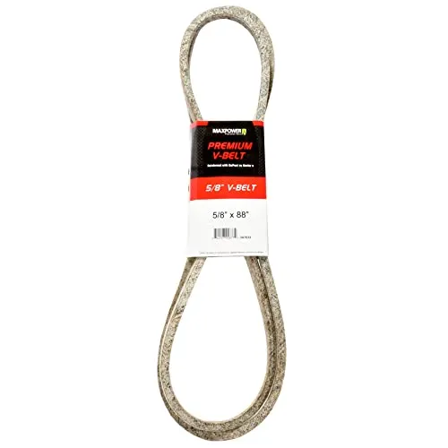 MaxPower Keilriemen 347633, Kevlar verstärkt, 5/8" x 88" - Hochwertiger Antriebsriemen mit Kevlarverstärkung für langlebige Leistung. Ideal für den Einsatz in Rasenmähern und Motorgartengeräten. Hitzebeständig und einfach in der Handhabung.