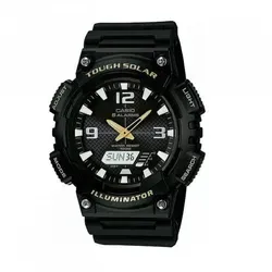 Herren Uhr Casio AQ-S810W-1BVDF - Solar und Wasserdicht - Chronographen, robuste Solar-Schwimmuhr mit 10 Bar Wasserdichtigkeit und vielseitigen Funktionen wie Stoppuhr und Alarm, ideal für aktive Männer.