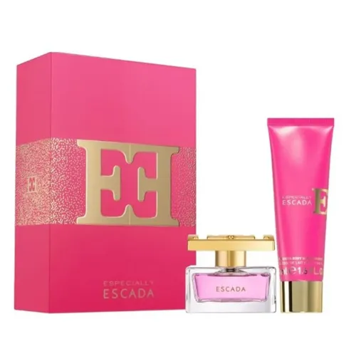 ESCADA Eau de Parfum Especially 30ml mit Körpermilch 50ml - Elegantes Eau de Parfum mit zarten Noten, ideal für besondere Anlässe. Inklusive pflegender Körpermilch für ein harmonisches Dufterlebnis.