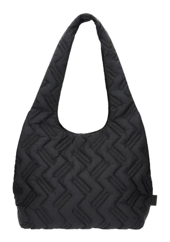 Zwei Cleo CL100 Shopper 36 cm - Schwarz - Stylische Schultertasche aus strapazierfähigem Nylon, ideal für den Alltag. Mit praktischen Fächern und einem komfortablen Umhängeriemen bietet sie Platz und Funktionalität für moderne Nomaden.