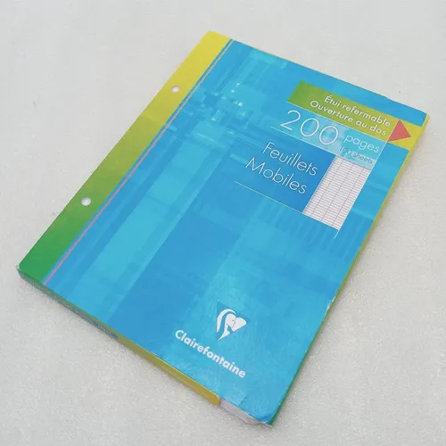 Clairefontaine Ringbucheinlagen Schulbedarf 1351C Transparent Packung 100 Blatt