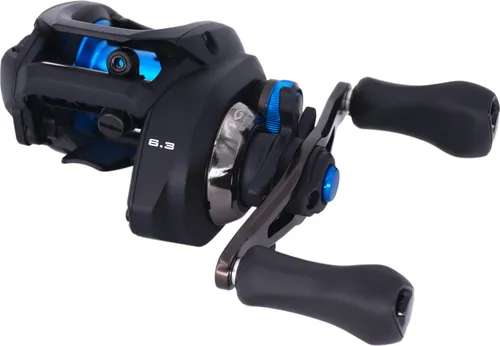 SHIMANO SLX DC 151 Linkshand Baitcast Angelrolle - Angelrolle mit Digital Control System für müheloses Werfen, passt sich automatisch an Wetter- und Köderbedingungen an – ideal für effizientes Angeln!