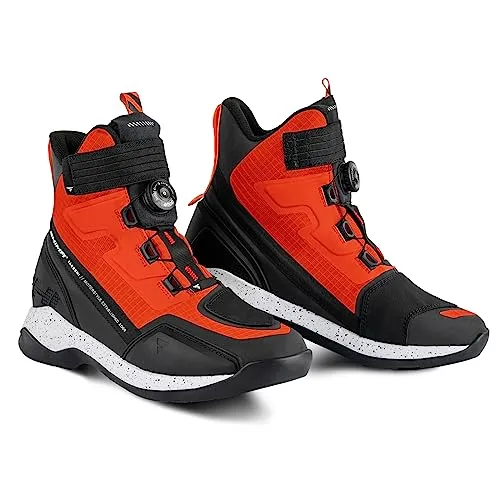SHIMA Herren Takeshi Motorradschuhe, Rot, 44 EU