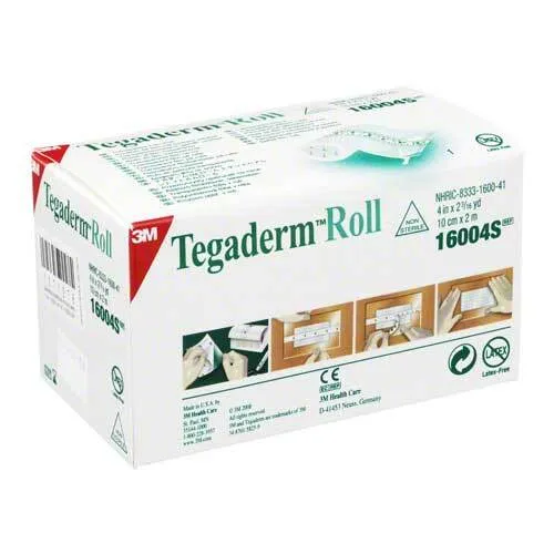Tegaderm 3M Roll 10 cm x 2 m - Wundschutz für optimale Heilung - Arzneimittel für Wundversorgung, atmungsaktiv und wasserfest für effektiven Schutz und schnellere Heilung.