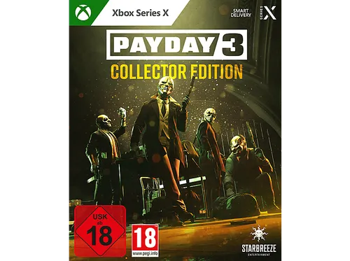 PAYDAY 3 Collector's Edition - Xbox Series X - Konsolen-Spiel mit legendärer PAYDAY-Crew, exklusiven DLCs und Zugang zur geschlossenen Collector's Club Community für ein unvergleichliches Koop-Erlebnis.