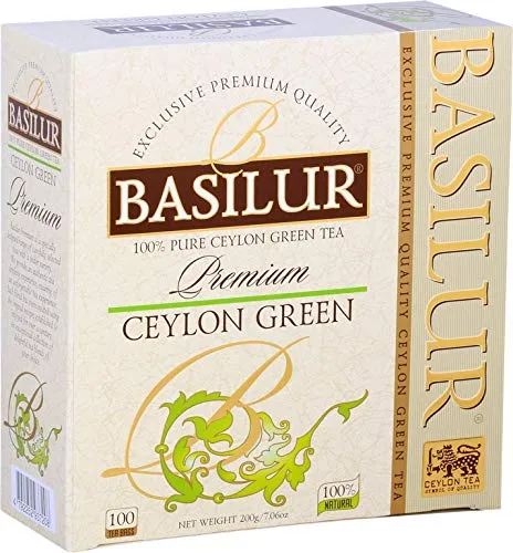 BASILUR Premium Ceylon green ohne Hülle 100 × 2 g