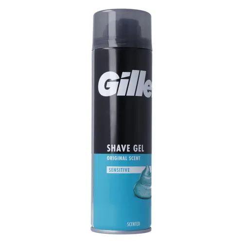 Gillette Rasiergel Sensitive 200 ml – Sanfte Rasur - Das Gillette Rasiergel Sensitive (200 ml) sorgt für eine sanfte Rasur und schützt die Haut vor Irritationen. Ideal für empfindliche Hauttypen und für den täglichen Gebrauch geeignet.