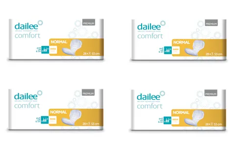 4x28 Dailee Comfort Premium Normal  53x26cm, Formatvorlage Inkontinenz