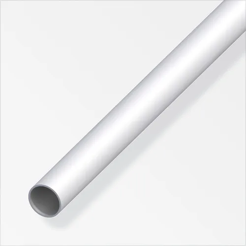 alfer Rundrohr Aluminium eloxiert silber