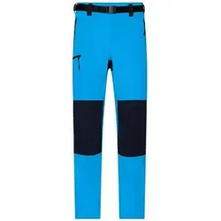 Men's Trekking Pants Bi-elastische Outdoorhose in sportlicher Optik blau, Gr. XXL