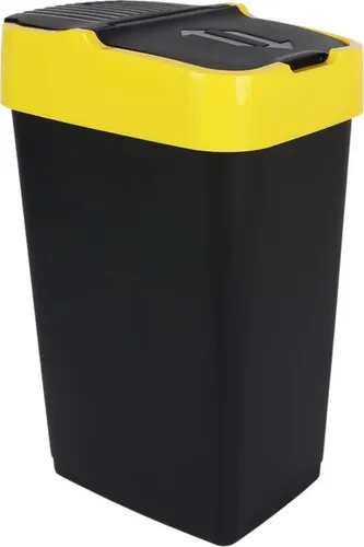 Abfalleimer mit Schwingdeckel - 35 Liter - 3 Farben sortiert