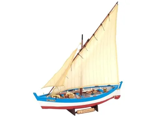 Artesanía Latina - Holzmodellschiff - Französische Fischerboot La Provençale - Modell 19017-N, Maßstab 1:20 - Modelle zu Bauen - Anfängerniveau