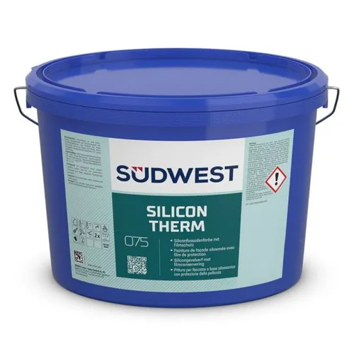 Südwest SiliconTherm Fassadenfarbe - 5 Liter Weiss 30075-011