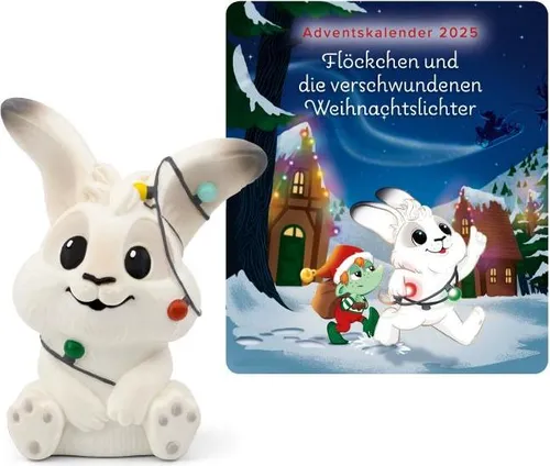Tonies Kinder Adventskalender 2025 – Flöckchen & die verschwundenen Weihnachtslichter - Adventskalender mit 24 Kapiteln eines spannenden Hörspiels, ideal für Kinder ab 3 Jahren. Fördert Fantasie und Vorfreude auf Weihnachten – perfekt für die gesamte Adventszeit!