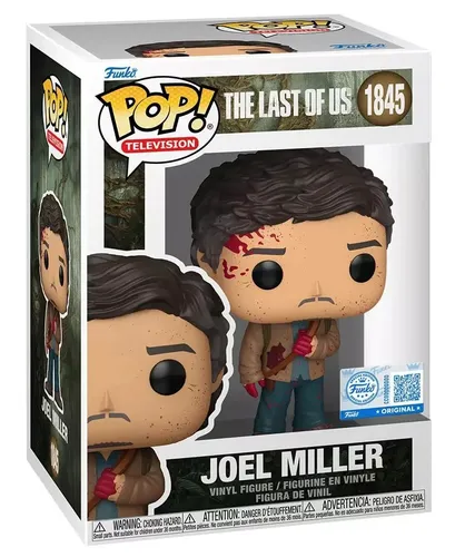 Funko Pop! The Last of Us 1845 Blutiger Joel Miller EE Exklusiv Neu