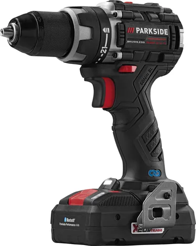PARKSIDE PERFORMANCE® 20 V Akku-Bohrschrauber »PABSP 20 Li C4« – Hohe Leistung und Lebensdauer - Akkuschrauber mit bürstenlosem Motor für bis zu 10x längere Lebensdauer, Rückstoßkontrolle und integrierter LED-Arbeitsleuchte – ideal für präzises Arbeiten.