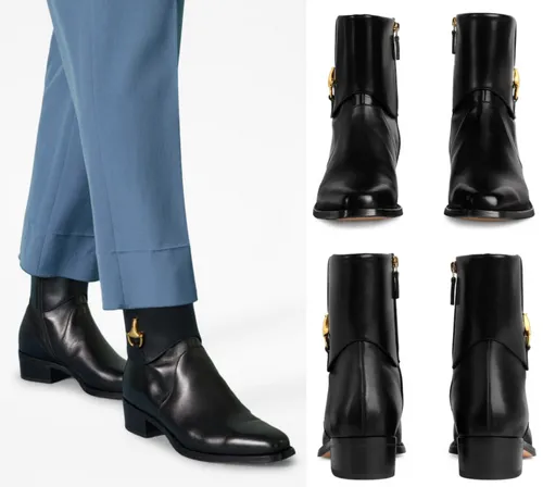 GUCCI Horsebit Ankle Boots Stiefel Stiefeletten Loafers Sneakers Schuhe New 41