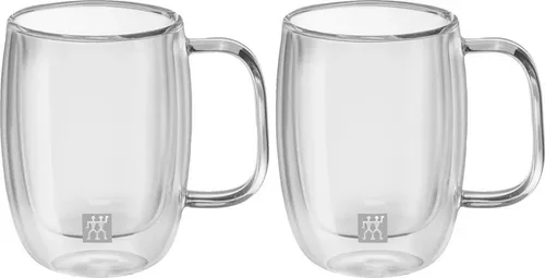 ZWILLING Doppelwandige Espressotasse - 2 Stück, 134 ml, isoliert und stilvoll für perfekten Kaffeegenuss